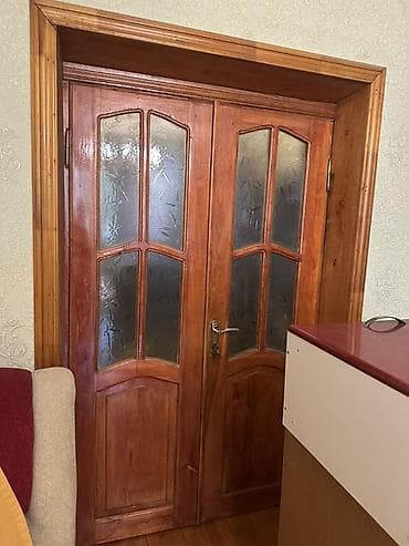 qapi taxda: Taxta iç otaq qapıları – şüşəli model dəsti Məhsul təsviri: - Klassik — 1