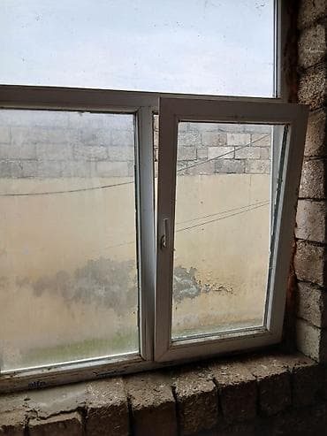 rezin ip: Plastik (PVC) pəncərə bloku - Üç hissəli konstruksiya: yuxarıda sabit — 4