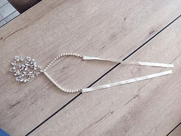 muncuq: Swarovski bəzəkli zərif boyunbağı aksessuarı - Brend: Swarovski — 7