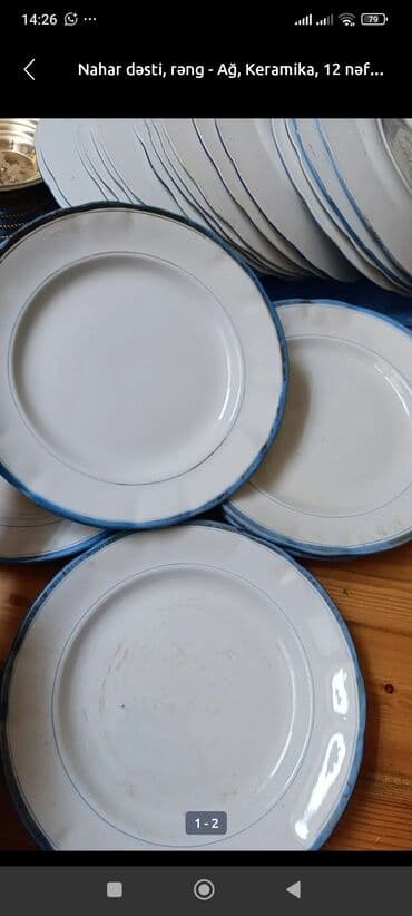 profnastil ölçüləri: Boşqablar — 14