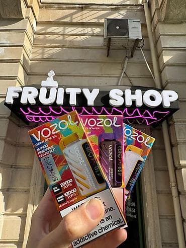 mosmo qelyan: Müxtəlif növ brendlərin satışı mövcuddur. HQD, Vozol, Elfbar — 3