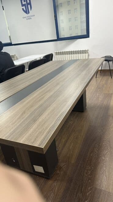 стол для конференций: Dördbucaq masa, Siyirməsiz, Teksturalı laminat — 7