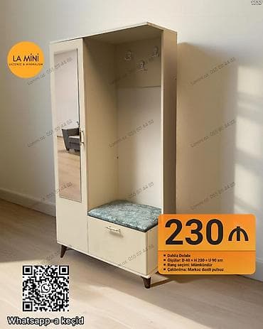 dəhliz dolab: Dəhliz dolabı – LA Mini (Laconic & Minimalism) - Növ: Dəhliz üçün — 1