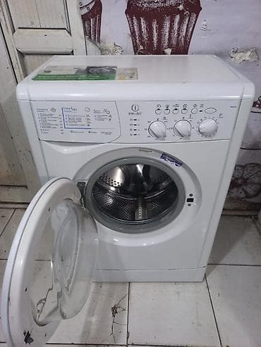 ТВ и видео: Стиральная машина Indesit, 6 кг, Б/у, Автомат, Есть сушка, Нет кредита, Платная доставка — 3