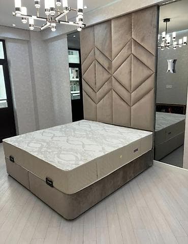 İkinəfərlik çarpayı, Bazasız, Matras ilə, Siyirməli