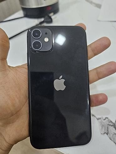 IPhone 11, 64 GB, Qara, Face ID