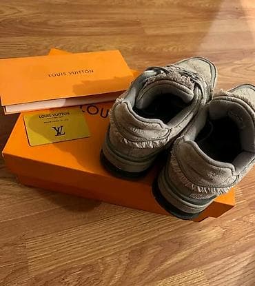 ayaqqabi sport: Louis Vuitton kişi idman ayaqqabısı - Model: LV Trainer (etiket və — 4