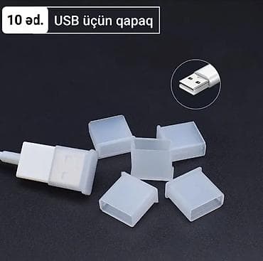 Mini HDMI üçün qoruyucu qapaqlar – şəffaf silikon Məhsul təsviri: - — 10