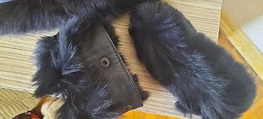 derin dondrcu: Əla vəziyyətdə oriqinal dəri.2 qol 1 boyun üçün qara xəz.heç bir — 4