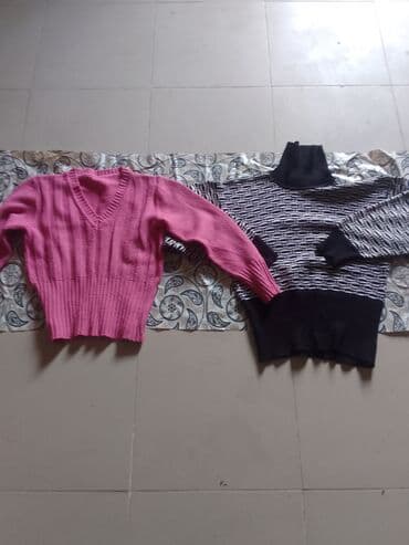 qadın cemperləri: Sviterlər don və ətək — 6