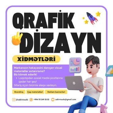 🎨 Qrafik Dizayn Xidmətləri 🎨 Brendinizi daha yadda qalan etmək