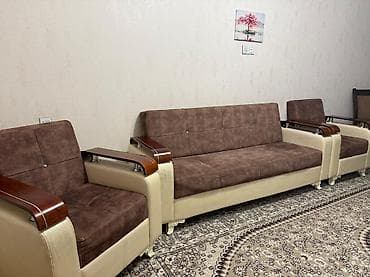 Divan kreslo satılır. Divan açılır bazalıdır. İdeal vəziyyətdədirlər — 1