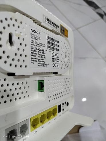 Nokia G-2425G-A GPON Wi‑Fi router - Model: G‑2425G‑A (Nokia) - Fiber — 3