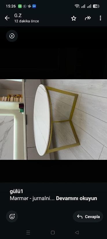 Мебель на заказ: Журнальный стол — 1