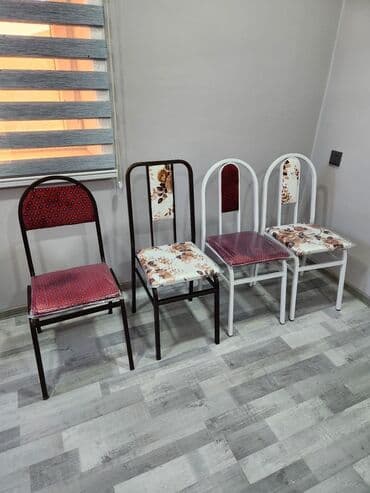 mətbəx stol: Mətbəx üçün, Yeni, Açılmayan, Kvadrat masa, 4 stul — 2