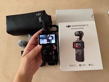 mini prosessor: DJI Osmo Pocket 3 – Creator Combo dəsti Çox az istifadə edilib — 2
