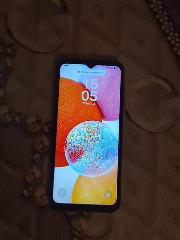 Elektronika: Samsung Galaxy A14, 64 GB, rəng - Qara, İki sim kartlı, Barmaq izi — 6