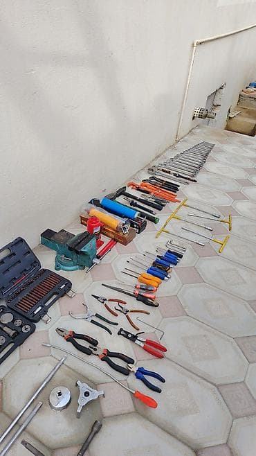 Ручные механические инструменты: Alət dəsti – müxtəlif növlər və ölçülər Mühəndislik, avtomobil və — 4