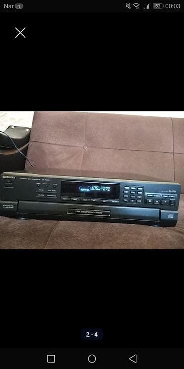 elde tv: Technics SL-PD7A kompakt disk çeŋcer (changer) - 5 diskli fırlanan — 2
