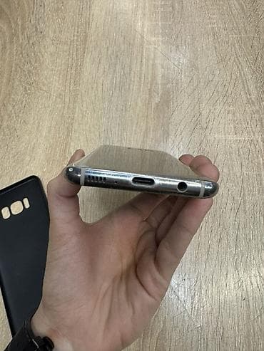 samsung s8 ekran: Samsung Galaxy S8, 64 GB, rəng - Qızılı, Qırıq — 3