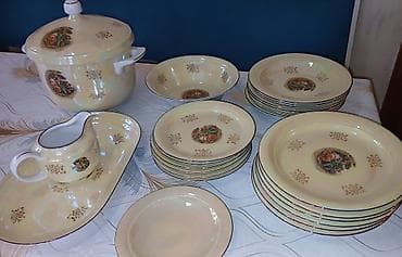 esger sekili: Nahar dəsti, rəng - Ağ, Farfor, Bohemia, Çexiya — 2