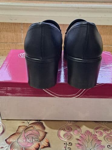 женские мокасины на шнурках: Размер: 38, цвет - Черный, Новый — 4