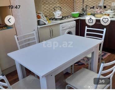 stol və stul dəstləri: Yeni, Sadə stul, Taxta, Azərbaycan — 13