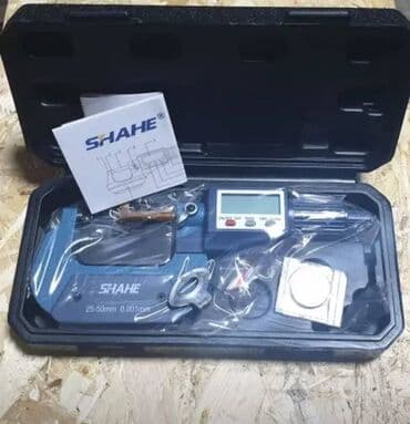 mikrometir: Elektron mikrometr Ölçmə imkanı : 25-50 mm Tamamilə yenidir, istifadə — 2