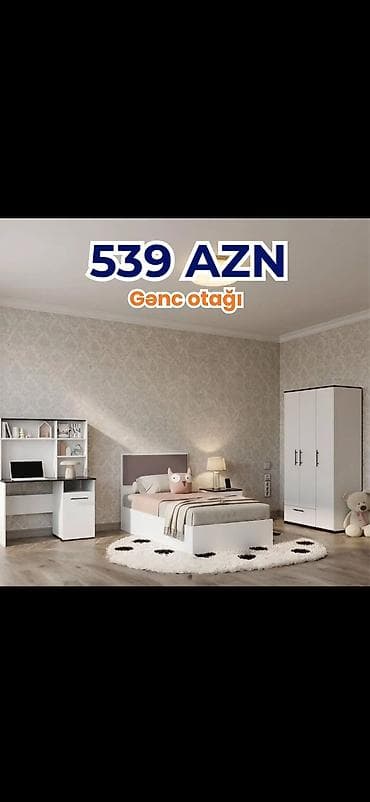 genc otagi: Gənc otağı dəsti – 539 AZN Müasir, yığcam və funksional dizayn. Dəst — 1