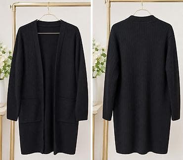 kurk jilet: Xanım üçün uzun qol tezedir razmeri L.XL de geyinə bilər metrolara — 1
