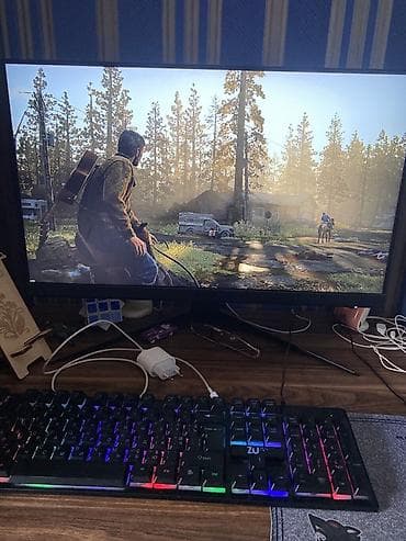 avto manitor: Oyun üçün yığılmış masaüstü kompüter seti Komponentlər: - Prosessor — 1