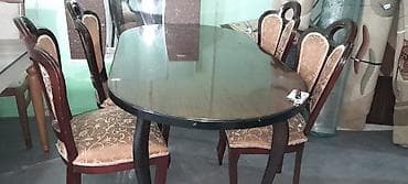 Qonaq otağı üçün, İşlənmiş, 4 stul