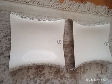 coca cola tanjiri: Boşqablar, rəng - Ağ — 2