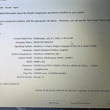komputerlər diz ustu: ASUS noutbuk - Prosessor: Intel Core i5, 8-ci nəsil - Qrafika: NVIDIA — 5