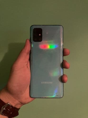 samsung a71 qiymeti irşad: Samsung Galaxy A51, 128 GB, rəng - Mavi — 3