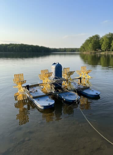 Ot doğrayan aparatlar: Su aeratori – üzən tip (kənd təsərrüfatı və balıqçılıq təsərrüfatları — 1