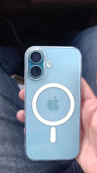 iphone 13 ikinci el: IPhone 16, 128 GB, Alpine Green, Simsiz şarj — 5