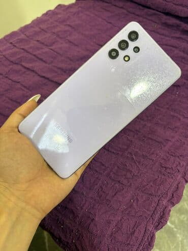 samsung 71: Samsung Galaxy A32, 64 GB, rəng - Bənövşəyi, İki sim kartlı, Sensor, Barmaq izi — 1