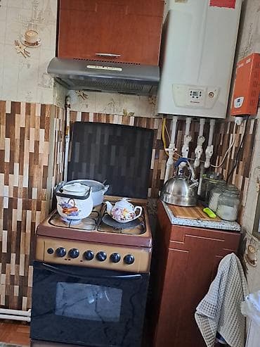 kafe stullari: Mətbəx mebel dəsti – tam komplekt - Üst və alt modullar: tünd ağac — 4
