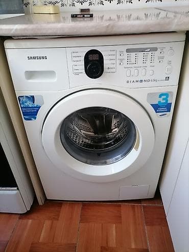 panasonic mikrodalgali soba: Paltaryuyan maşın Samsung, 6 kq, Yeni, Qurutmasız — 1