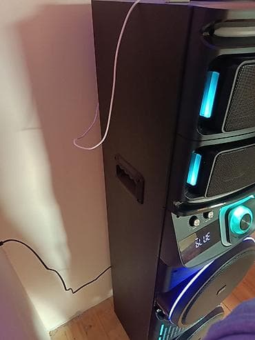 bluetooth usb: Geniş gücə malik, diskoteka effektli ev/party səs sistemi — 5