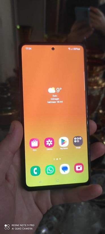 samsung j415 model: Samsung Galaxy A52, 128 GB, rəng - Mavi, Face ID — 1