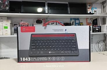 Cihazlar üçün klavyatura Planşet dəstəyi var Bluetooth ilə qoşulma lalafo.az -da Cihazlar üçün klavyatura Planşet dəstəyi var Bluetooth ilə qoşulma