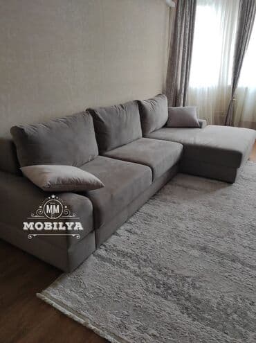 divan şəkilləri: Künc divan, Bazalı, Açılan — 3