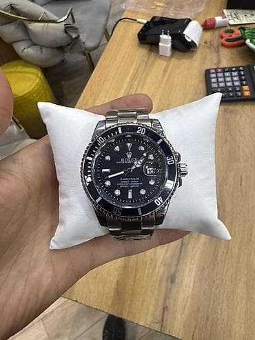 saat satisi: Qol saatı, Rolex, rəng - Qara — 9