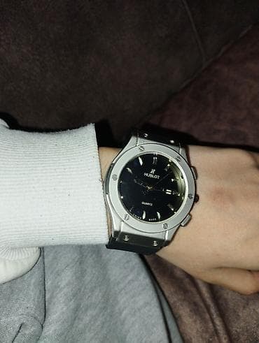 Smart qolbaqlar: Qol saatı, Hublot, rəng - Qara — 6