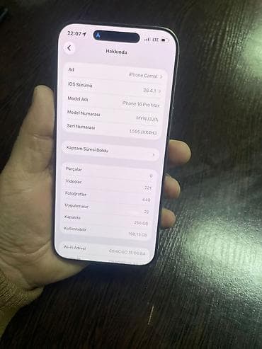 IPhone 16 Pro Max, 256 GB, Qızılı, Face ID — 5