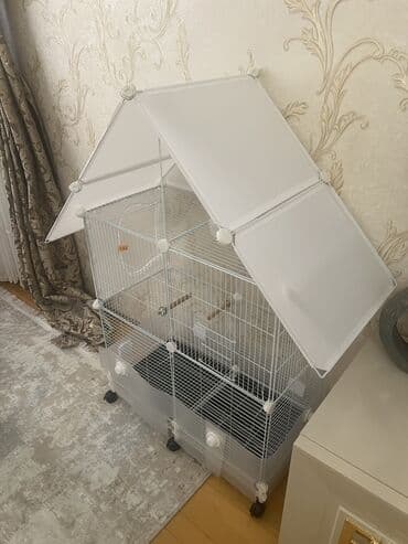 Ət: Qəfəs satılır təzədir
117 sm hündürlük,en 36 sm,uzunluq 72 sm — 4