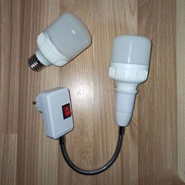 himalay duzu lampası: İşıq masa üstü lampa ilə birlikdə — 2