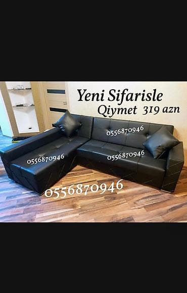 Künc divan, Yeni, Açılan, Bazalı, Parça, Şəhərdaxili pulsuz çatdırılma